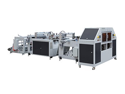 BL1020S2-ARC Double lines roll bag making machine(with paper core)