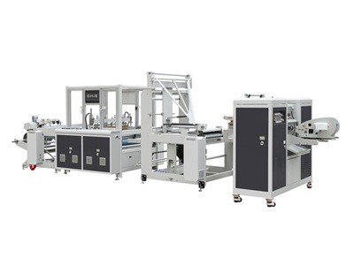 High Speed Swing Type C Fole Garbage Bag Machine