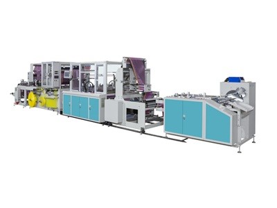 DrawTape Garbage Bag on Roll Machine(Overlap Roll)